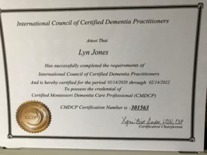 Certified Dementia Practitioners